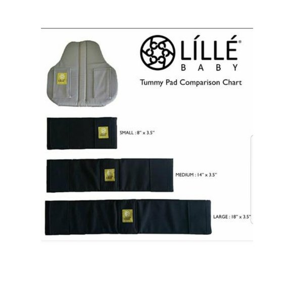 NEW LÍLLÉbaby Tummy Pad - Black & Grey Available - Small - Picture 9 of 9